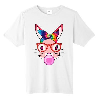 Tie Dye Headband Bunny Bubble Gum Funny Tall Fusion ChromaSoft Performance T-Shirt