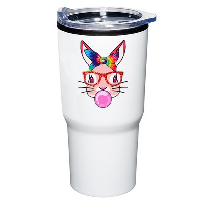 Tie Dye Headband Bunny Bubble Gum Funny Tumbler