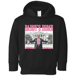 Trump Daddys Home White House 2024 Toddler Hoodie