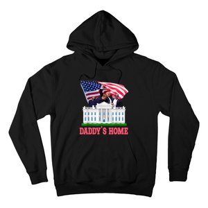 Trump DaddyS Home Bye Joe Biden Drops Out Run For Election Hoodie