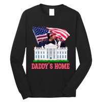 Trump DaddyS Home Bye Joe Biden Drops Out Run For Election Long Sleeve Shirt