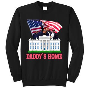 Trump DaddyS Home Bye Joe Biden Drops Out Run For Election Sweatshirt