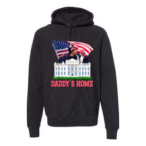 Trump DaddyS Home Bye Joe Biden Drops Out Run For Election Premium Hoodie