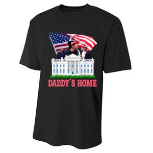 Trump DaddyS Home Bye Joe Biden Drops Out Run For Election Performance Sprint T-Shirt