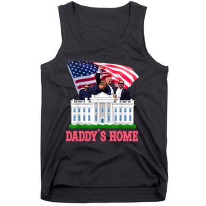 Trump DaddyS Home Bye Joe Biden Drops Out Run For Election Tank Top