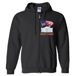 Trump DaddyS Home Bye Joe Biden Drops Out Run For Election Full Zip Hoodie