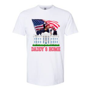 Trump DaddyS Home Bye Joe Biden Drops Out Run For Election Softstyle CVC T-Shirt