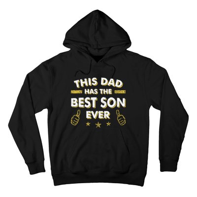 This Dad Has The Best Son Ever Father Day Christmas From Son Hoodie