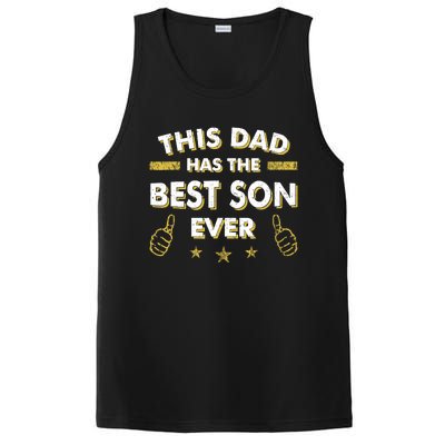 This Dad Has The Best Son Ever Father Day Christmas From Son PosiCharge Competitor Tank