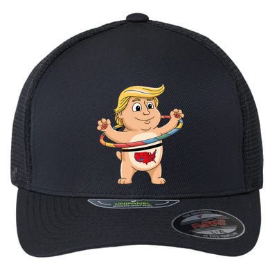 Trump Dancer Hula Hooper Trump Won 24 Hula Hoop Fu 47 Flexfit Unipanel Trucker Cap