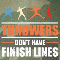 Throwers Dont Have Finish Lines Javelin Discus Shot Put Legacy Tie Dye Trucker Hat