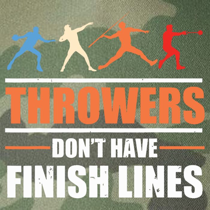 Throwers Dont Have Finish Lines Javelin Discus Shot Put Legacy Tie Dye Trucker Hat