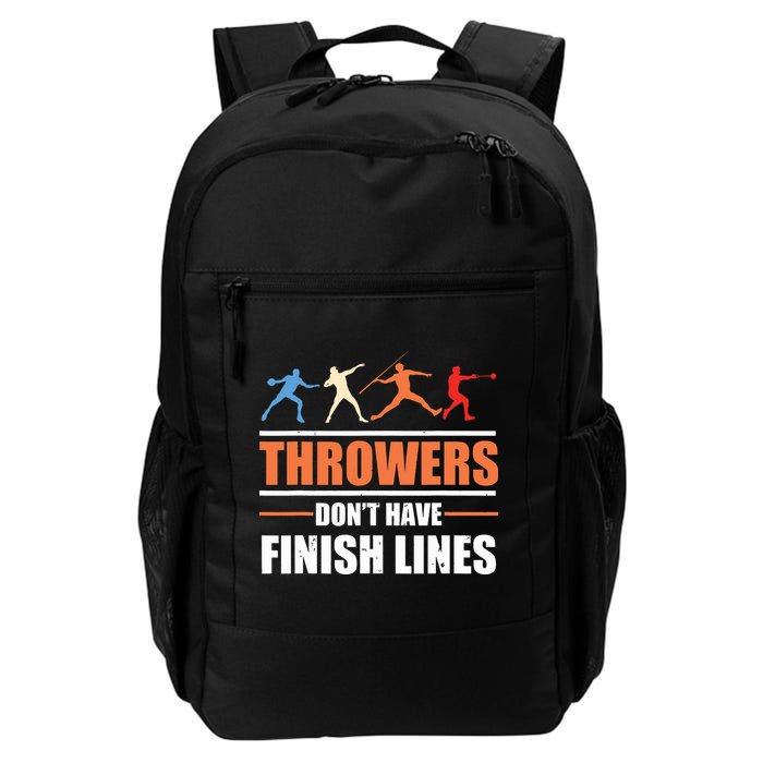 Throwers Dont Have Finish Lines Javelin Discus Shot Put Backpack