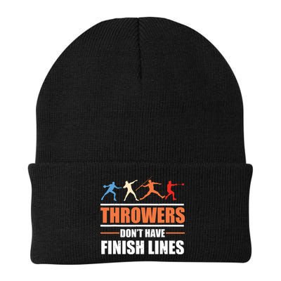 Throwers Dont Have Finish Lines Javelin Discus Shot Put Beanie