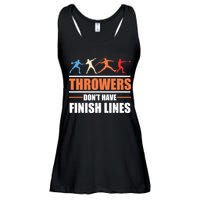 Throwers Dont Have Finish Lines Javelin Discus Shot Put Ladies Essential Flowy Tank
