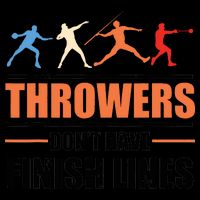 Throwers Dont Have Finish Lines Javelin Discus Shot Put 16oz Travel Tumbler
