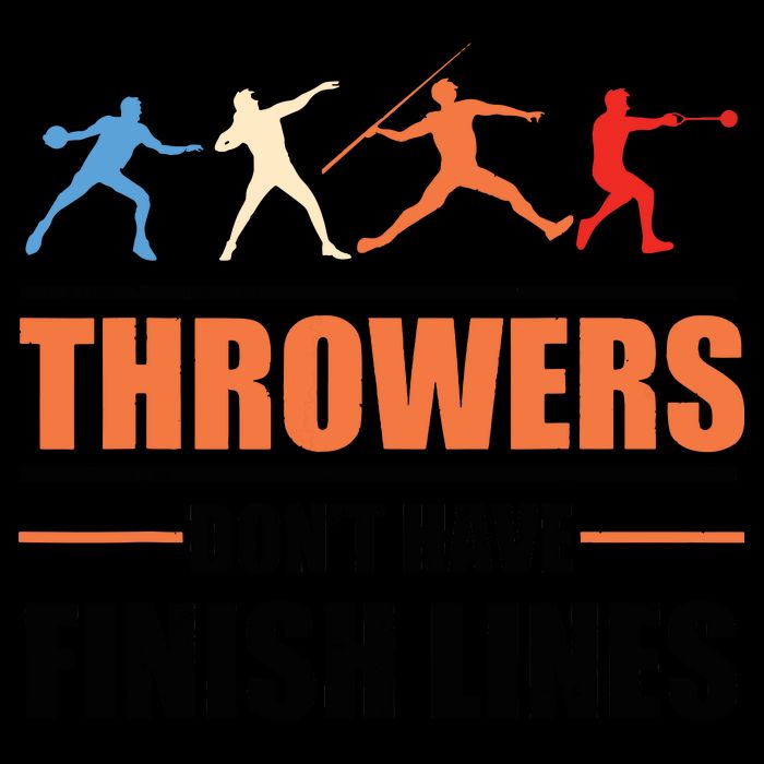 Throwers Dont Have Finish Lines Javelin Discus Shot Put 16oz Travel Tumbler