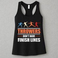 Throwers Dont Have Finish Lines Javelin Discus Shot Put Womens Tank Top