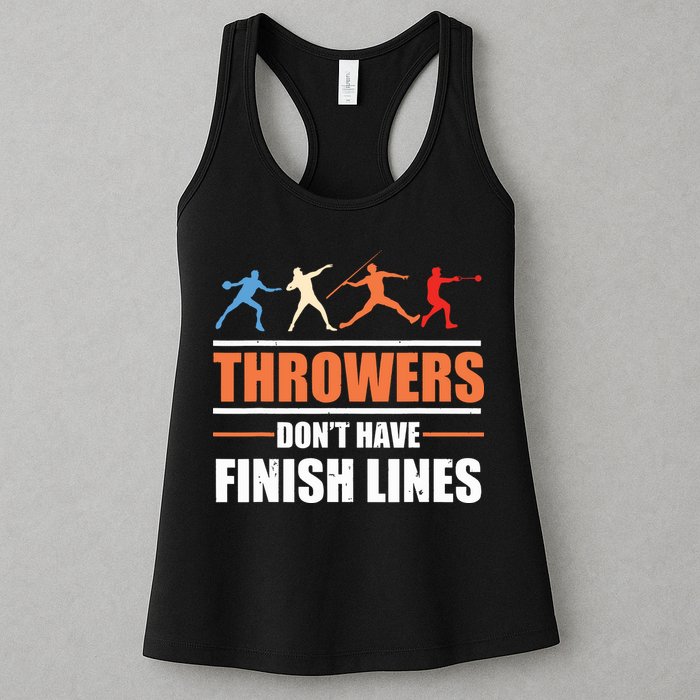 Throwers Dont Have Finish Lines Javelin Discus Shot Put Womens Tank Top