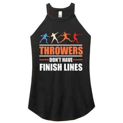 Throwers Dont Have Finish Lines Javelin Discus Shot Put Women's Perfect Tri Rocker Tank