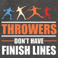Throwers Dont Have Finish Lines Javelin Discus Shot Put Vector Backpack