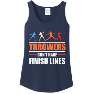 Throwers Dont Have Finish Lines Javelin Discus Shot Put Ladies Essential Tank