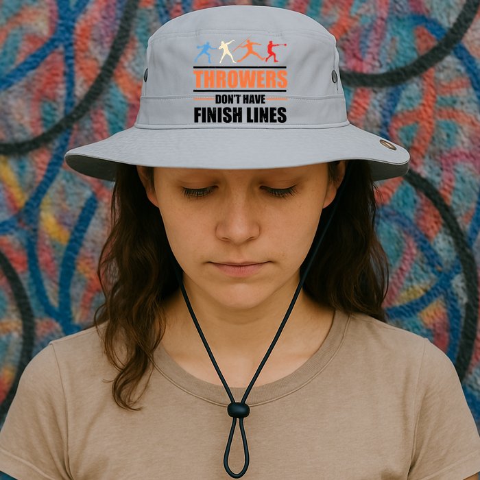Throwers Dont Have Finish Lines Javelin Discus Shot Put Bucket Hat