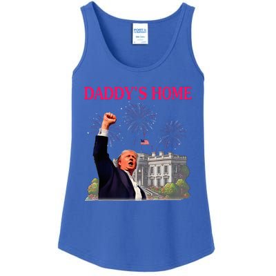 Trump DaddyS Home Bye Joe Biden Drops Out Run For Election Ladies Essential Tank