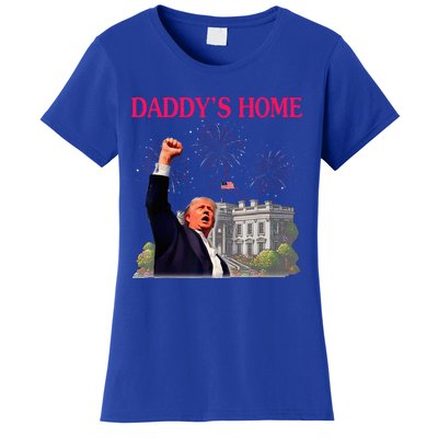 Trump DaddyS Home Bye Joe Biden Drops Out Run For Election Women's T-Shirt