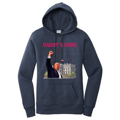 Trump DaddyS Home Bye Joe Biden Drops Out Run For Election Women's Pullover Hoodie