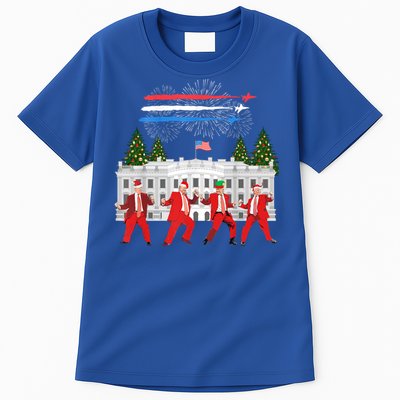 Trump Daddys Home White House Dance Make Xmas Great Again Gift Tall T-Shirt