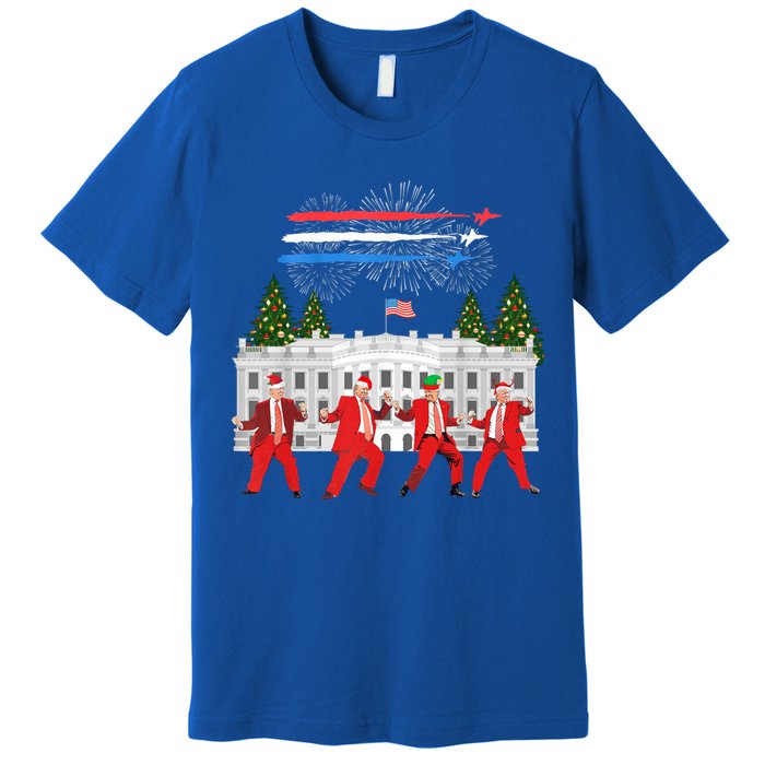 Trump Daddys Home White House Dance Make Xmas Great Again Gift Premium T-Shirt