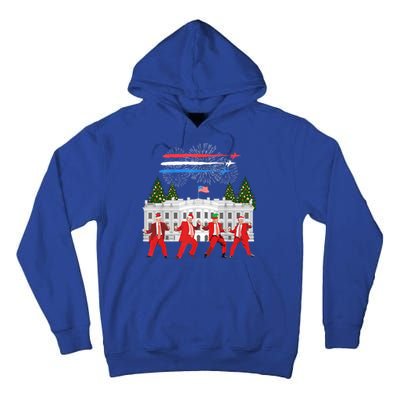 Trump Daddys Home White House Dance Make Xmas Great Again Gift Tall Hoodie