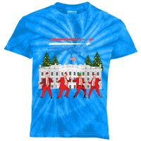 Trump Daddys Home White House Dance Make Xmas Great Again Gift Kids Tie-Dye T-Shirt