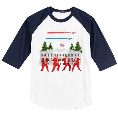 Trump Daddys Home White House Dance Make Xmas Great Again Gift Baseball Sleeve Shirt