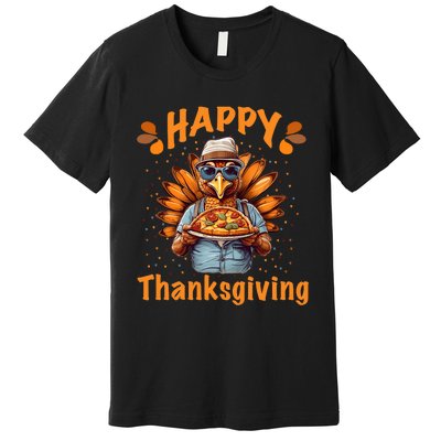 Turkey Day Happy Thanksgiving Family Dinner Premium T-Shirt