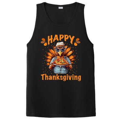 Turkey Day Happy Thanksgiving Family Dinner PosiCharge Competitor Tank