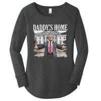 Trump Daddys Home White House 2024 Women's Perfect Tri Tunic Long Sleeve Shirt