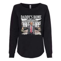 Trump Daddys Home White House 2024 Womens California Wash Sweatshirt