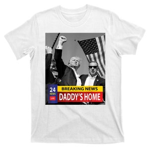 Trump Daddys Home White House 2024 The Return T-Shirt