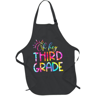 Tie Dye Hello 3rd Third Grade Teacher Student Back To School Apron