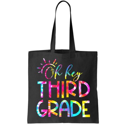 Tie Dye Hello 3rd Third Grade Teacher Student Back To School Bag