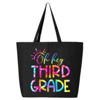 Tie Dye Hello 3rd Third Grade Teacher Student Back To School 25L Jumbo Tote