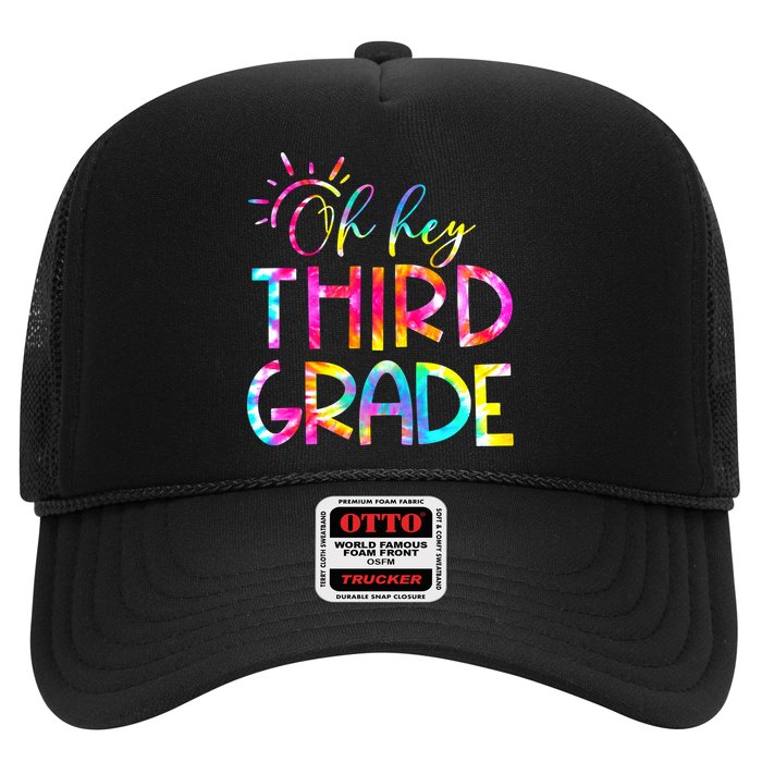 Tie Dye Hello 3rd Third Grade Teacher Student Back To School Hat