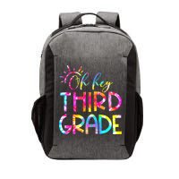 Tie Dye Hello 3rd Third Grade Teacher Student Back To School Vector Backpack