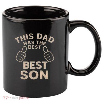 This Dad Has the Best Son - Perfect Father's Day Gift 11oz C Handle Ceramic Mug