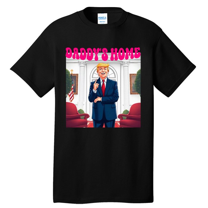 Trump DaddyS Home Bye Joe Biden Tall T-Shirt