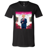 Trump DaddyS Home Bye Joe Biden V-Neck T-Shirt