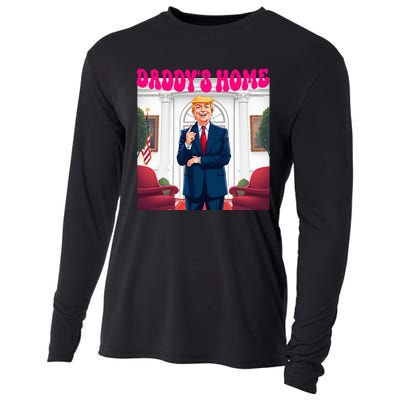 Trump DaddyS Home Bye Joe Biden Cooling Performance Long Sleeve Crew