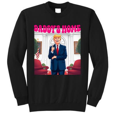 Trump DaddyS Home Bye Joe Biden Tall Sweatshirt